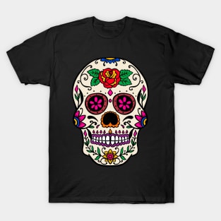 dia de los muertos skull T-Shirt